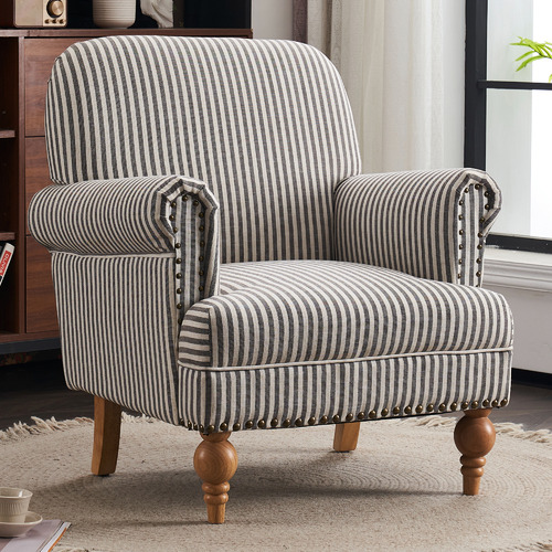 Gray and white armchair new arrivals